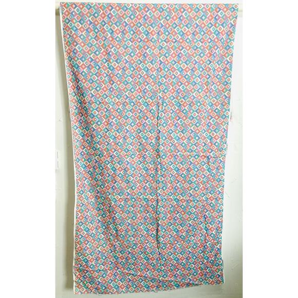 Cranston Print Works Fabric VIP Southwest Design Pink Blue Green Geometric 3yds - Picture 6 of 10